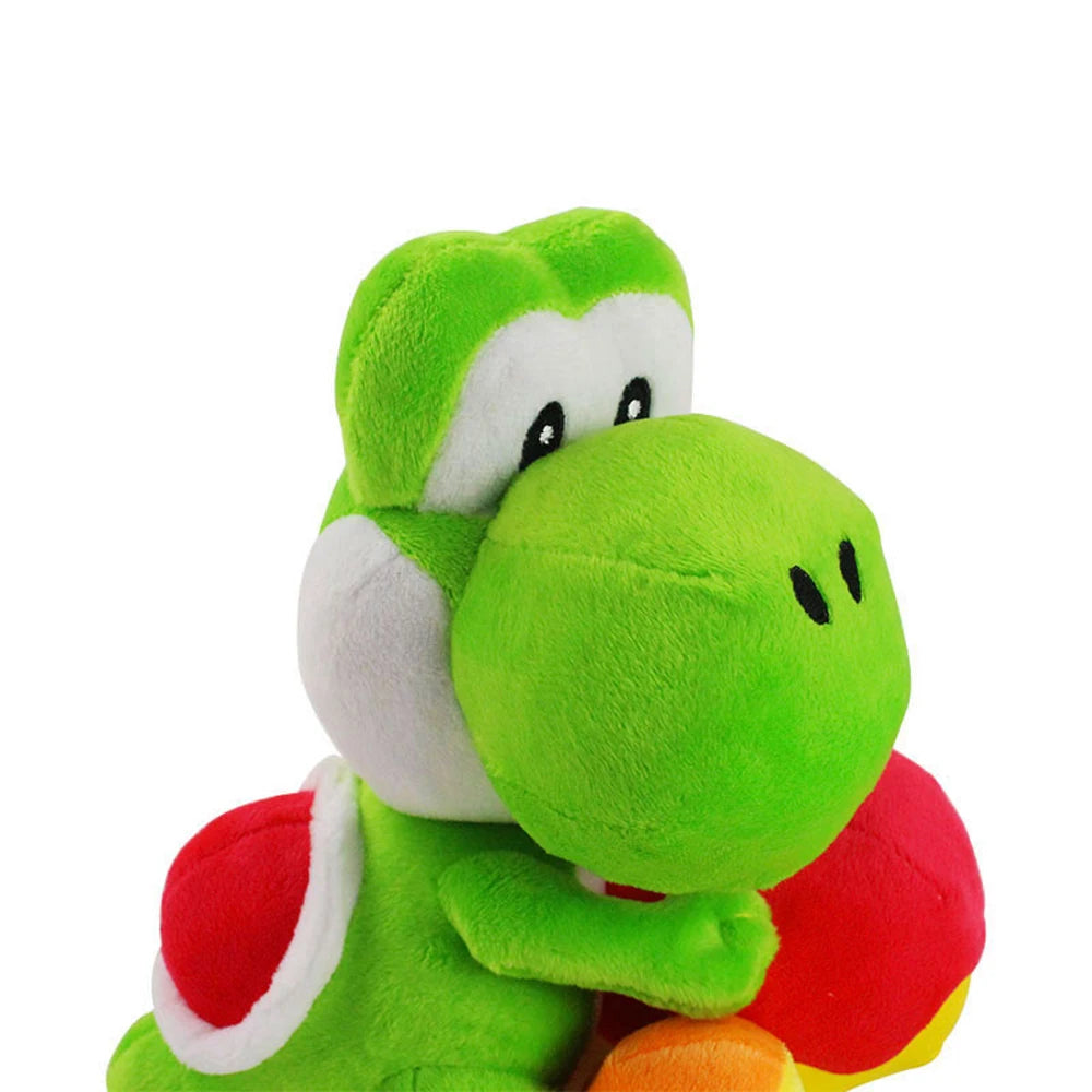 Yoshi with Apple Plush Toy: Soft & Cuddly Game Doll