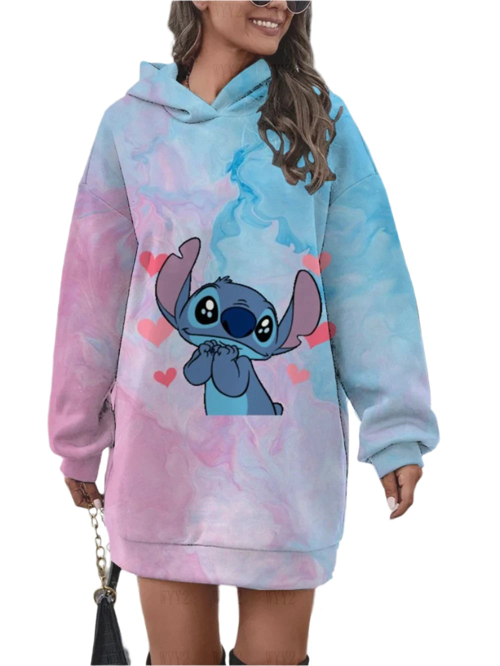Look at Me Now Cartoon Hoodie Dress