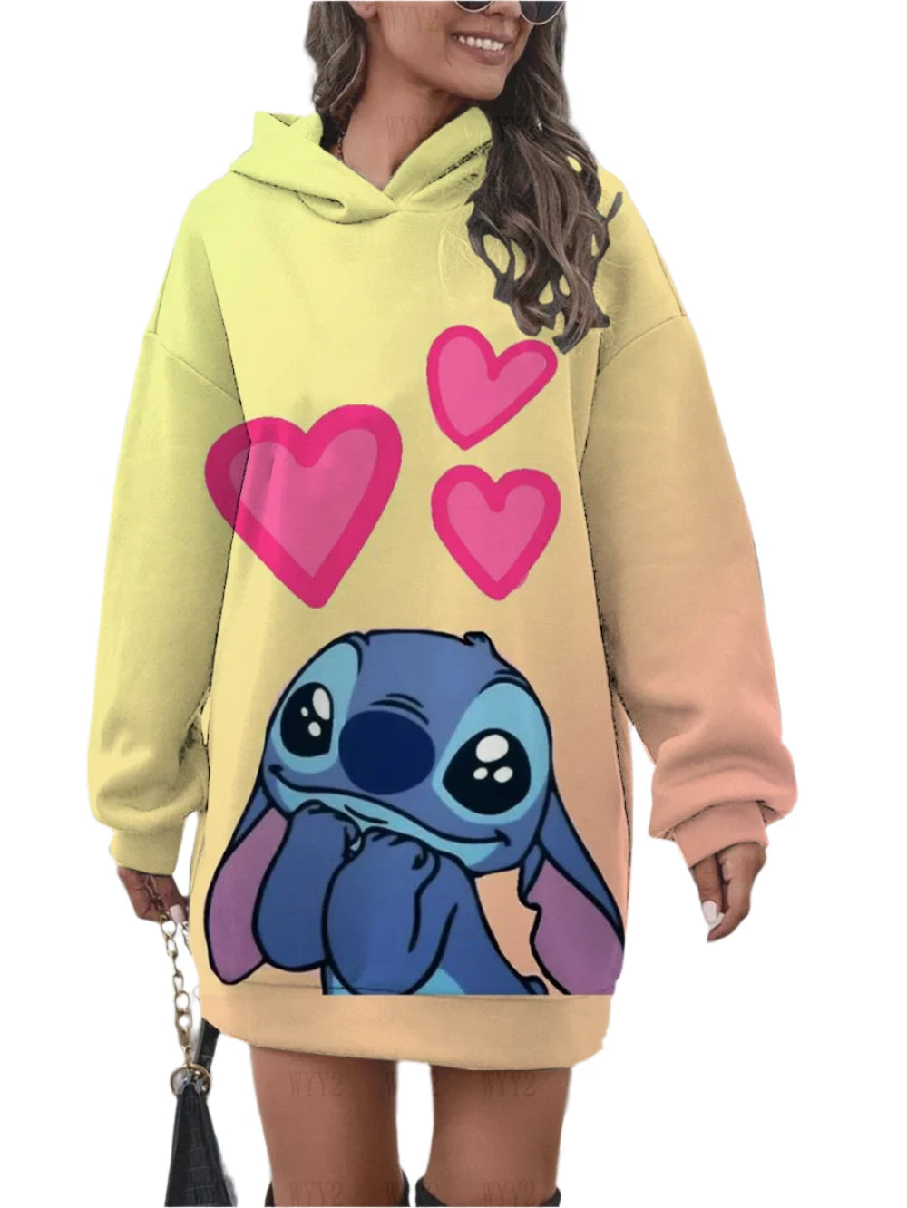 Look at Me Now Cartoon Hoodie Dress