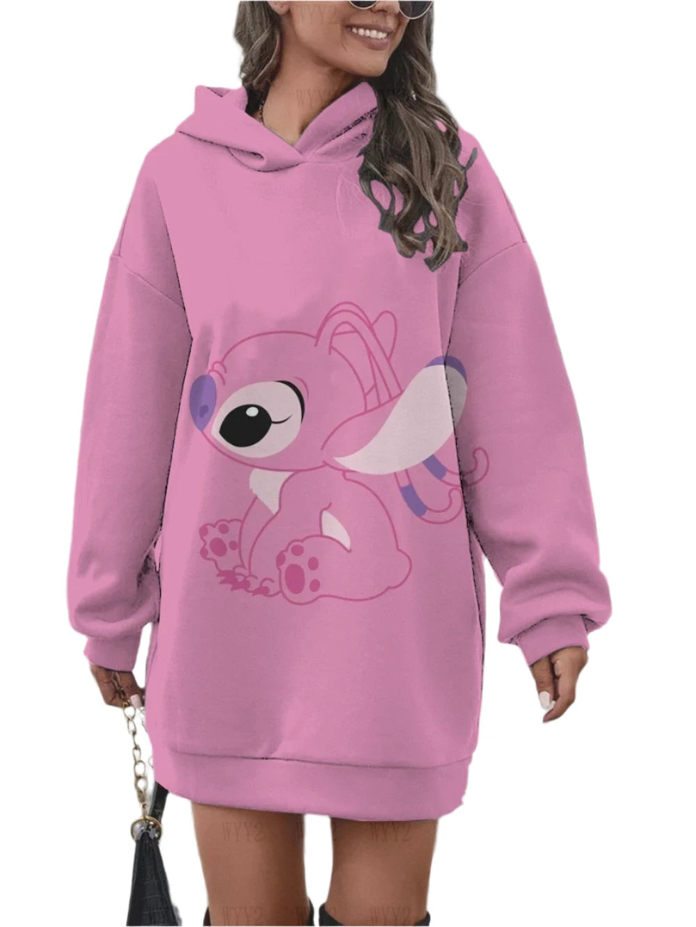 Look at Me Now Cartoon Hoodie Dress