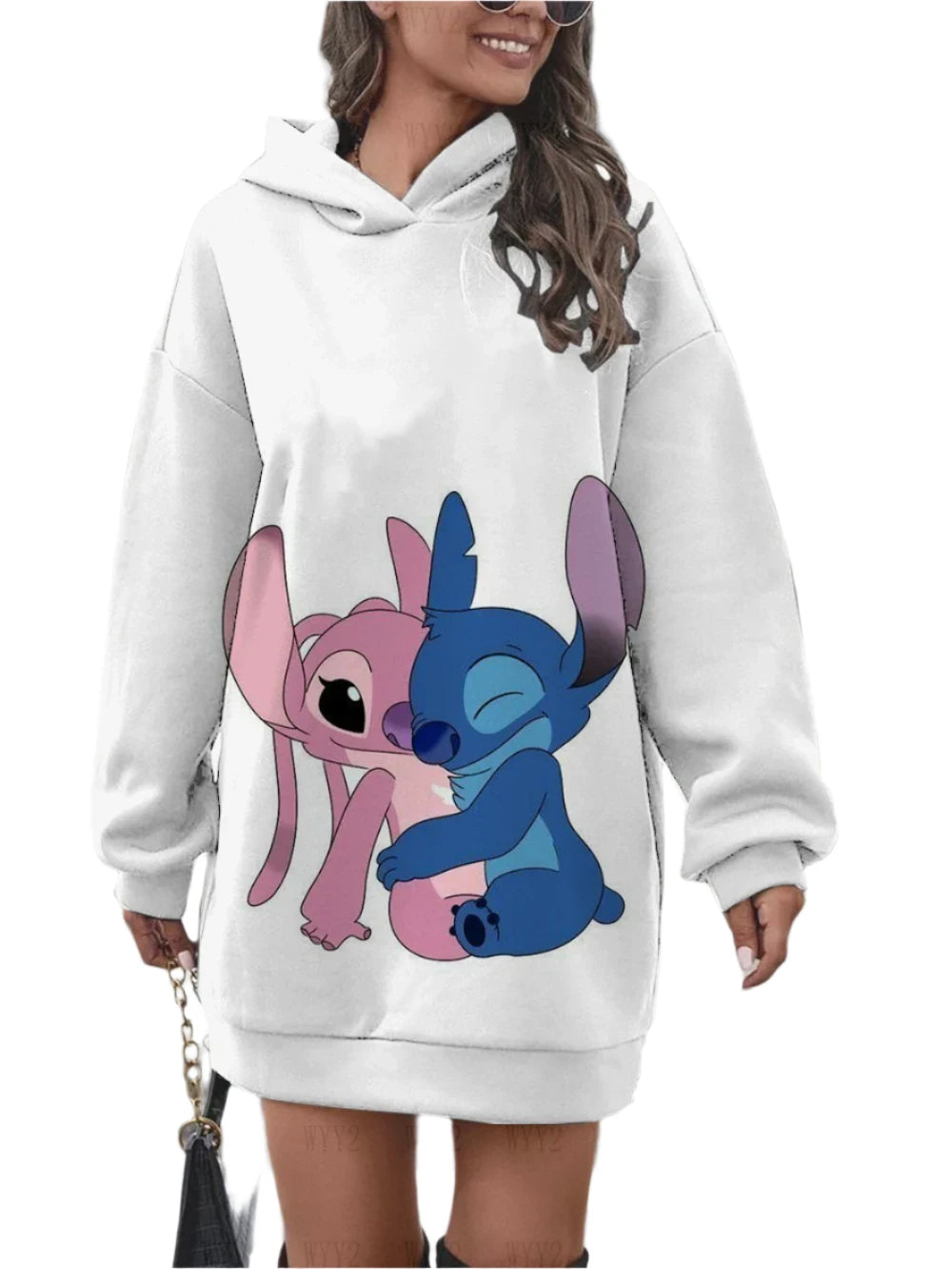 Look at Me Now Cartoon Hoodie Dress