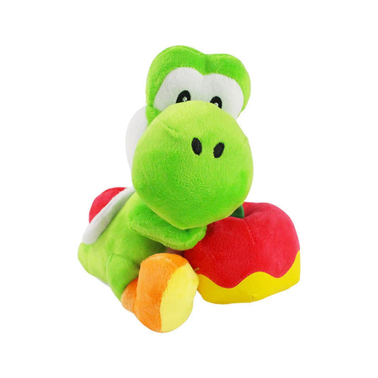 Yoshi with Apple Plush Toy: Soft & Cuddly Game Doll