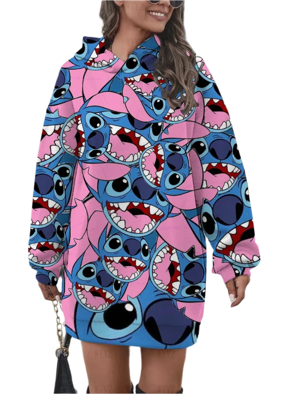 Look at Me Now Cartoon Hoodie Dress
