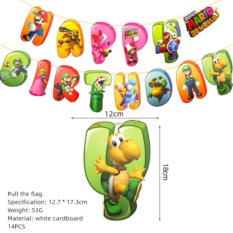 SM Birthday Party Supplies: Disposable Tableware Set for Kids