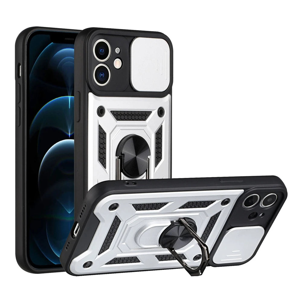 Shockproof Armor Camera Protection Case for iPhone 12, 11, 13, 14 Pro Max & More – Stylish Cover for Active Lifestyle