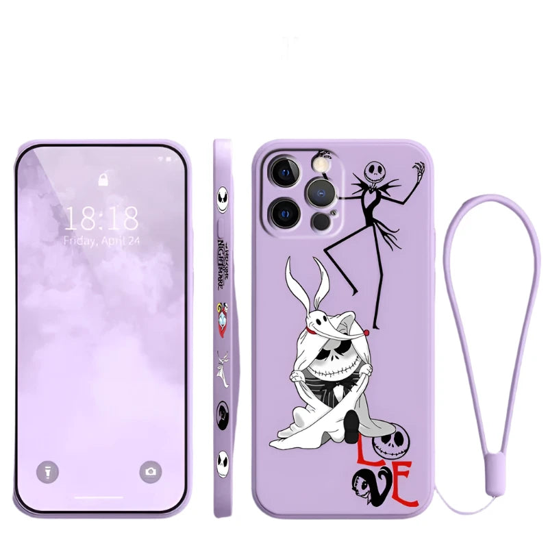 Nightmare Before Christmas Phone Cases for iPhone 15, 14, 13, 12, 11, XS, XR, X, 8, 7, SE – Soft, Durable Cover