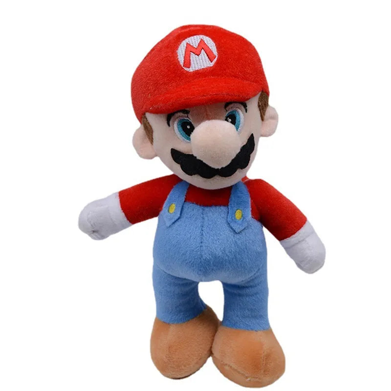 Mario, Luigi, and Yoshi Stuffed Toys