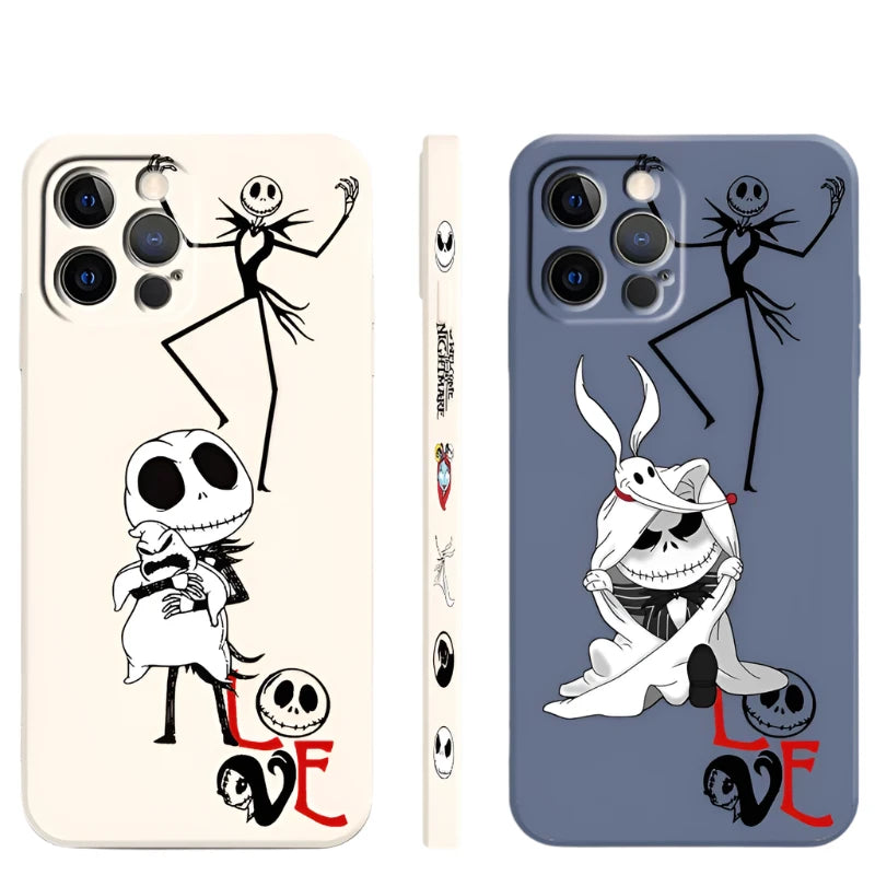 Nightmare Before Christmas Phone Cases for iPhone 15, 14, 13, 12, 11, XS, XR, X, 8, 7, SE – Soft, Durable Cover