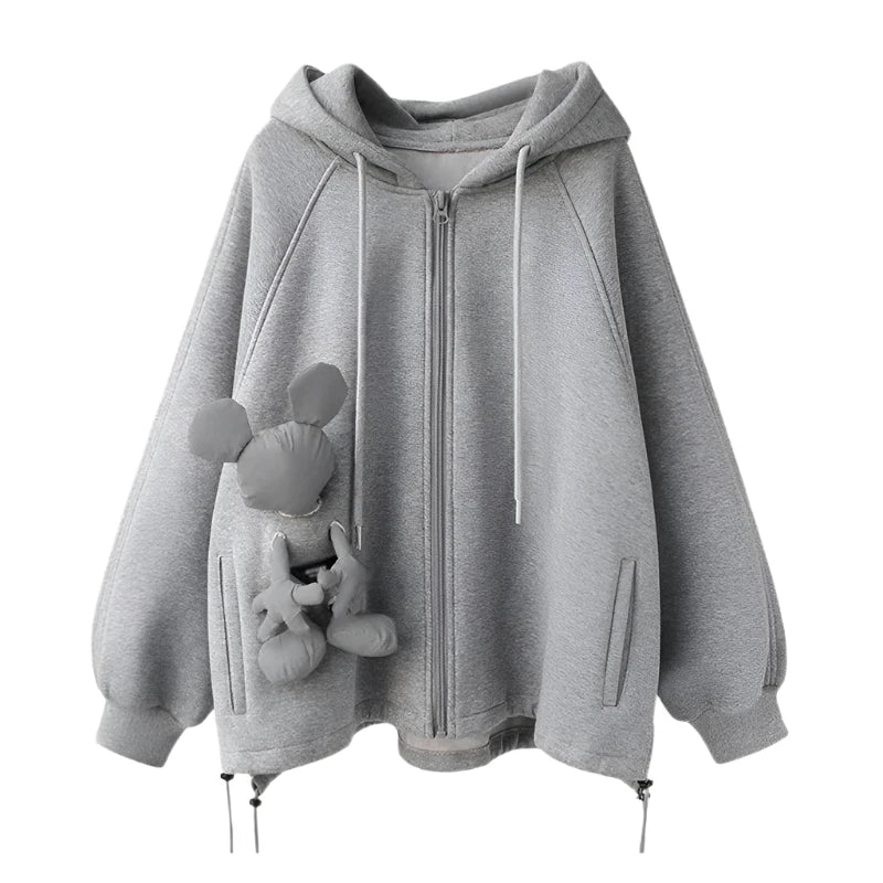 Fashionable MM Long Sleeve Hoodies – Casual Cotton O-Neck