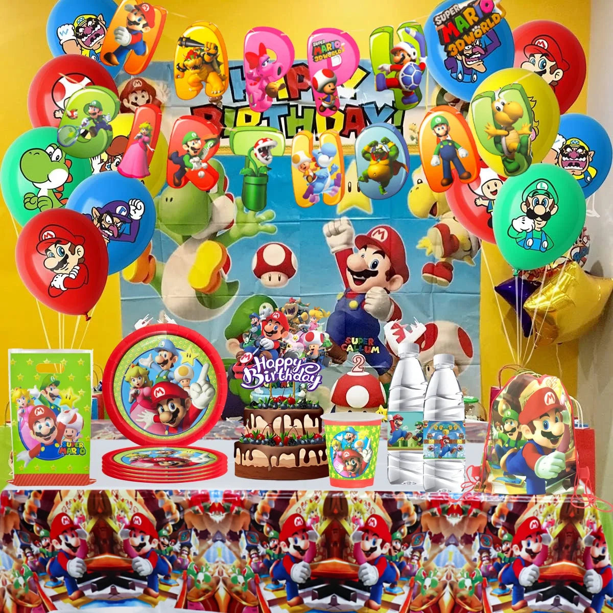 SM Birthday Party Supplies: Disposable Tableware Set for Kids