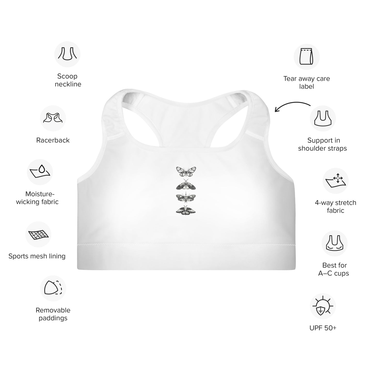 Wolfe Shop Padded Sports Bra: Elevate Your Workout with Style & Comfort