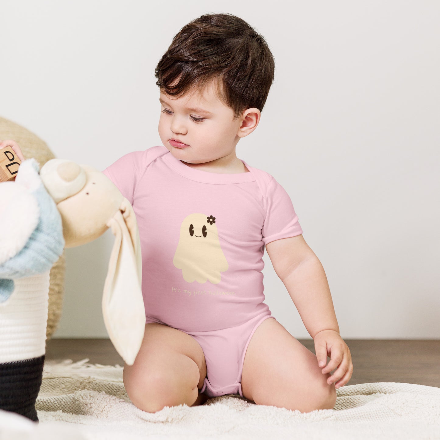 My First Halloween Baby Short Sleeve One-Piece: Cute & Festive Outfit